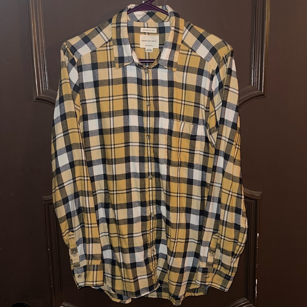 Yellow AE Flannel
